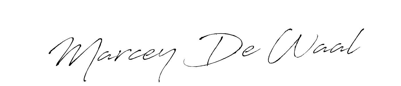 Also You can easily find your signature by using the search form. We will create Marcey De Waal name handwritten signature images for you free of cost using Antro_Vectra sign style. Marcey De Waal signature style 6 images and pictures png