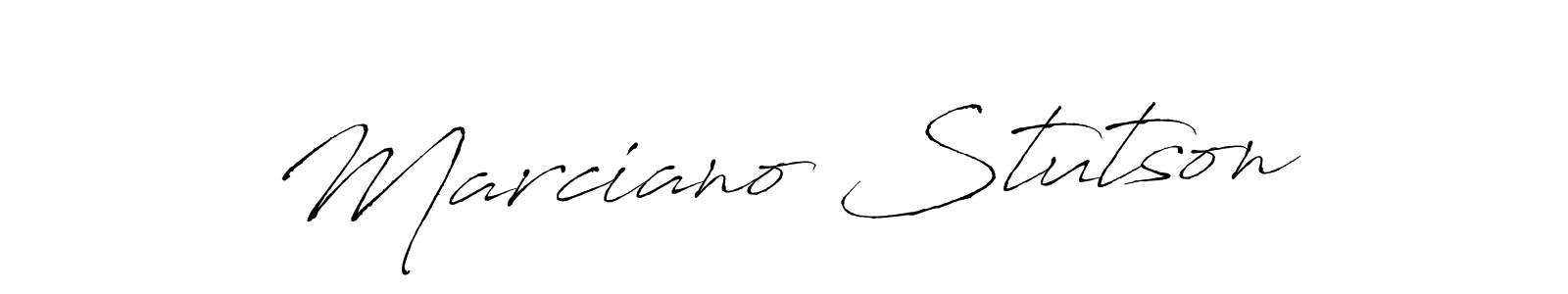 It looks lik you need a new signature style for name Marciano Stutson. Design unique handwritten (Antro_Vectra) signature with our free signature maker in just a few clicks. Marciano Stutson signature style 6 images and pictures png