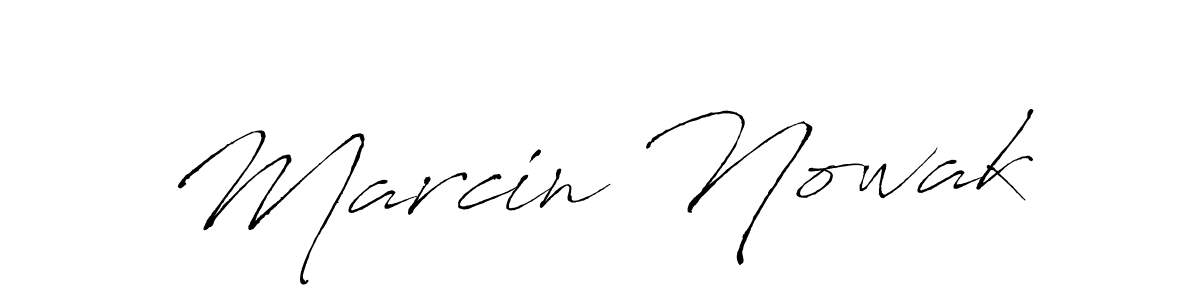Also You can easily find your signature by using the search form. We will create Marcin Nowak name handwritten signature images for you free of cost using Antro_Vectra sign style. Marcin Nowak signature style 6 images and pictures png