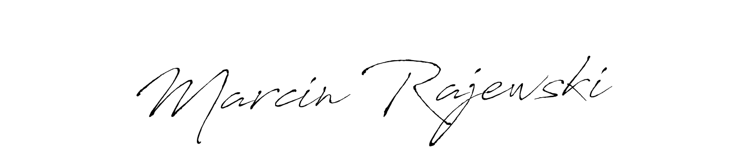 Marcin Rajewski stylish signature style. Best Handwritten Sign (Antro_Vectra) for my name. Handwritten Signature Collection Ideas for my name Marcin Rajewski. Marcin Rajewski signature style 6 images and pictures png