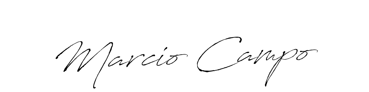 Use a signature maker to create a handwritten signature online. With this signature software, you can design (Antro_Vectra) your own signature for name Marcio Campo. Marcio Campo signature style 6 images and pictures png