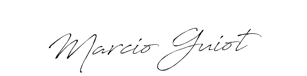How to make Marcio Guiot signature? Antro_Vectra is a professional autograph style. Create handwritten signature for Marcio Guiot name. Marcio Guiot signature style 6 images and pictures png