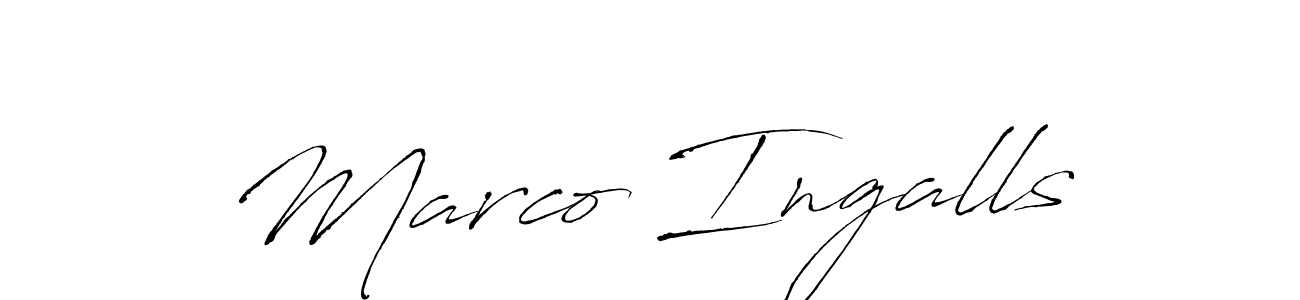 Make a beautiful signature design for name Marco Ingalls. Use this online signature maker to create a handwritten signature for free. Marco Ingalls signature style 6 images and pictures png