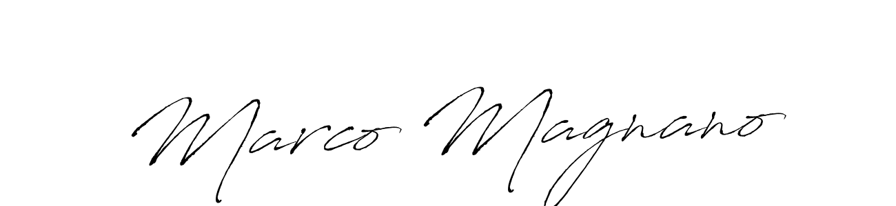 How to make Marco Magnano signature? Antro_Vectra is a professional autograph style. Create handwritten signature for Marco Magnano name. Marco Magnano signature style 6 images and pictures png