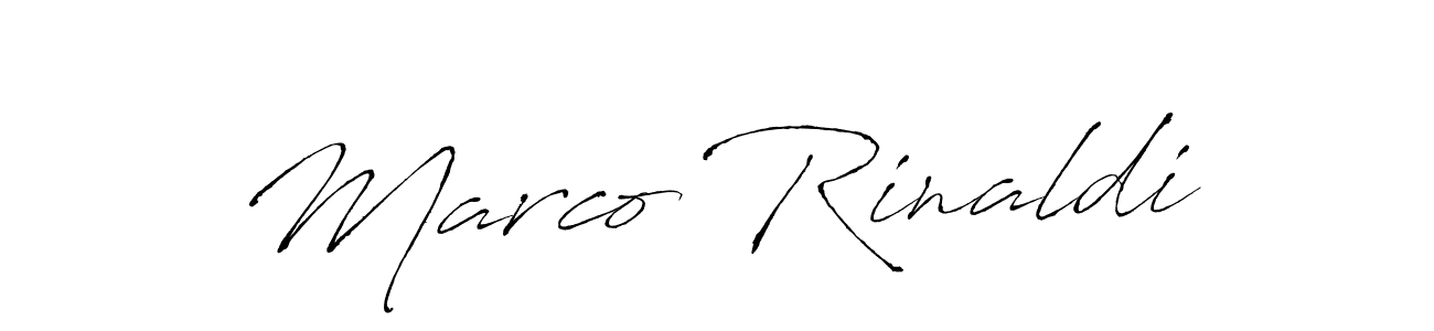 Make a beautiful signature design for name Marco Rinaldi. With this signature (Antro_Vectra) style, you can create a handwritten signature for free. Marco Rinaldi signature style 6 images and pictures png