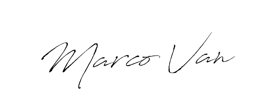 How to make Marco Van name signature. Use Antro_Vectra style for creating short signs online. This is the latest handwritten sign. Marco Van signature style 6 images and pictures png