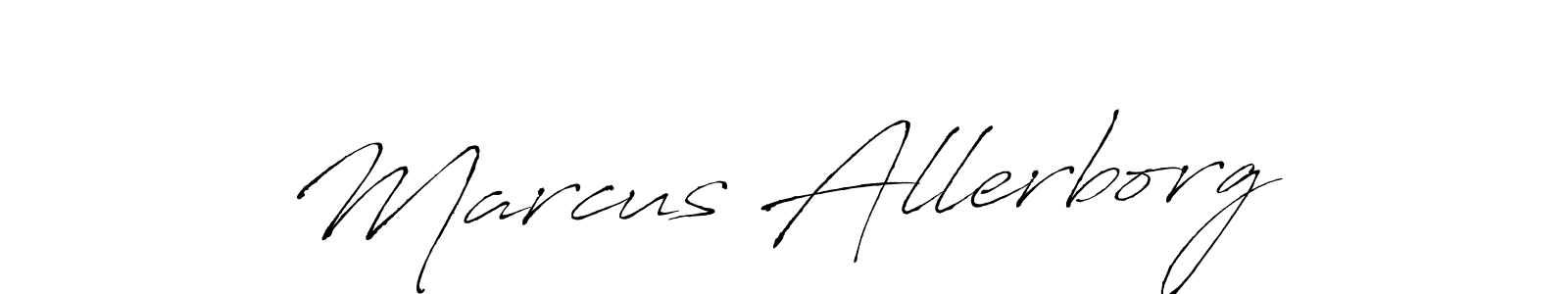 Also we have Marcus Allerborg name is the best signature style. Create professional handwritten signature collection using Antro_Vectra autograph style. Marcus Allerborg signature style 6 images and pictures png