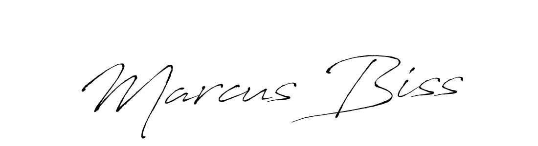 Marcus Biss stylish signature style. Best Handwritten Sign (Antro_Vectra) for my name. Handwritten Signature Collection Ideas for my name Marcus Biss. Marcus Biss signature style 6 images and pictures png