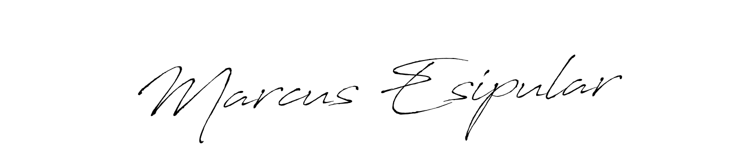 You should practise on your own different ways (Antro_Vectra) to write your name (Marcus Esipular) in signature. don't let someone else do it for you. Marcus Esipular signature style 6 images and pictures png