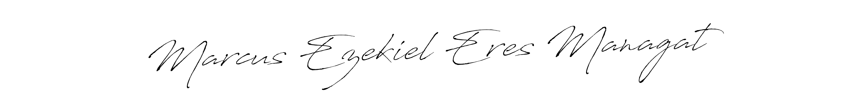 Also we have Marcus Ezekiel Eres Managat name is the best signature style. Create professional handwritten signature collection using Antro_Vectra autograph style. Marcus Ezekiel Eres Managat signature style 6 images and pictures png