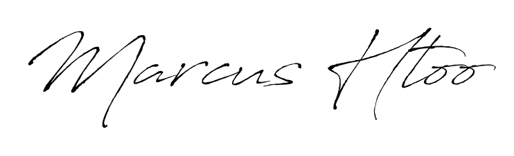 Create your official email sign-off with Marcus Htoo name in Antro_Vectra style. Crisp, clean, and perfectly legible across all screens. Marcus Htoo signature style 6 images and pictures png