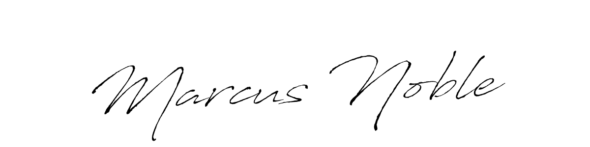 Make a beautiful signature design for name Marcus Noble. With this signature (Antro_Vectra) style, you can create a handwritten signature for free. Marcus Noble signature style 6 images and pictures png