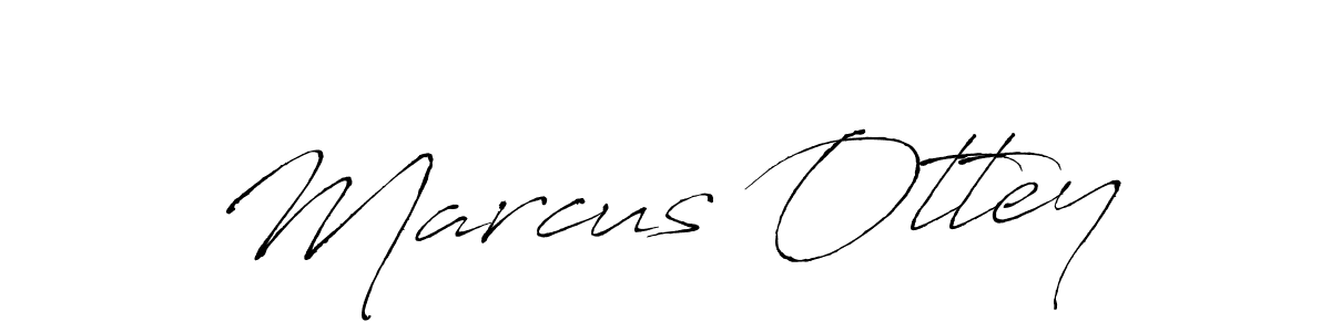 Marcus Ottey stylish signature style. Best Handwritten Sign (Antro_Vectra) for my name. Handwritten Signature Collection Ideas for my name Marcus Ottey. Marcus Ottey signature style 6 images and pictures png