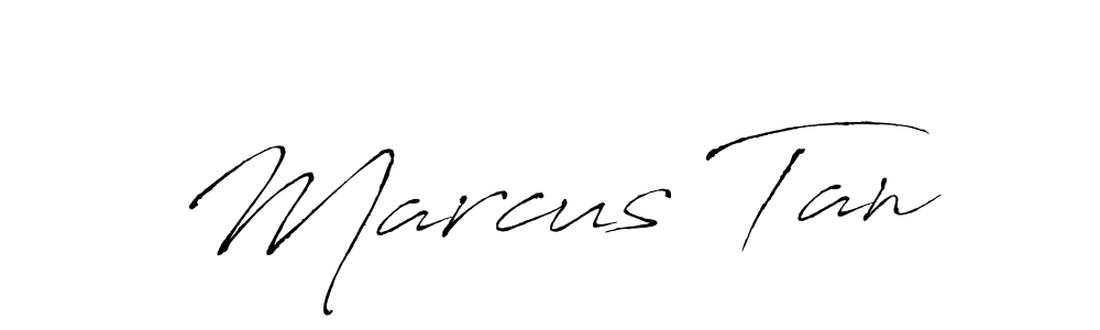 Design your own signature with our free online signature maker. With this signature software, you can create a handwritten (Antro_Vectra) signature for name Marcus Tan. Marcus Tan signature style 6 images and pictures png