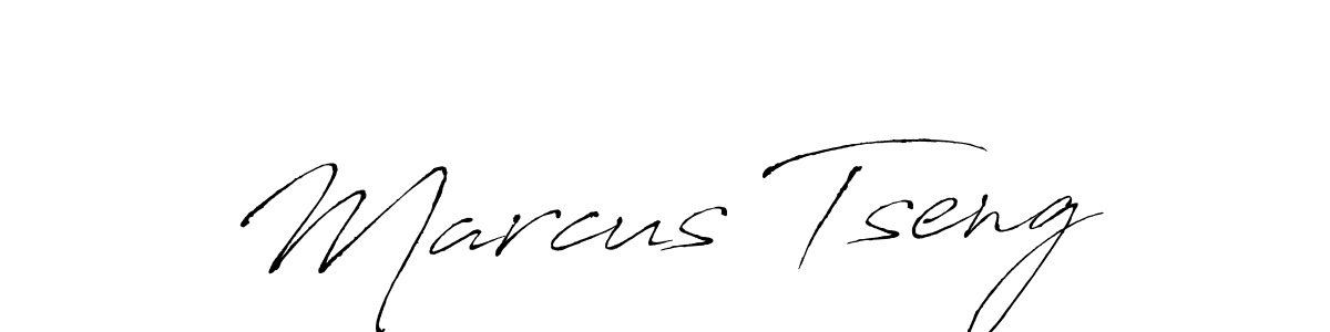 How to make Marcus Tseng name signature. Use Antro_Vectra style for creating short signs online. This is the latest handwritten sign. Marcus Tseng signature style 6 images and pictures png