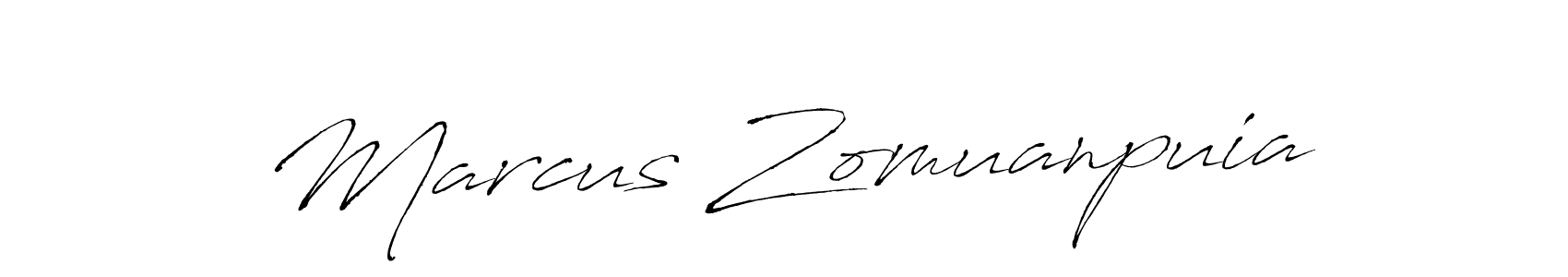 How to make Marcus Zomuanpuia signature? Antro_Vectra is a professional autograph style. Create handwritten signature for Marcus Zomuanpuia name. Marcus Zomuanpuia signature style 6 images and pictures png
