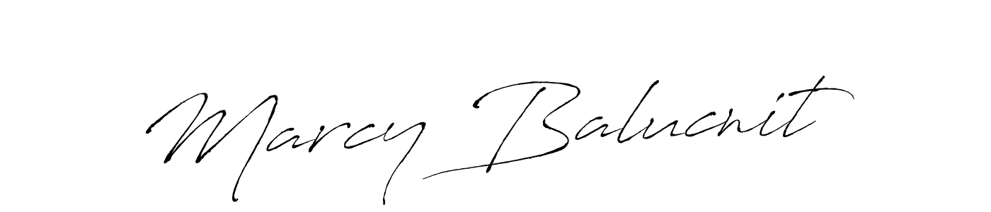 How to make Marcy Balucnit name signature. Use Antro_Vectra style for creating short signs online. This is the latest handwritten sign. Marcy Balucnit signature style 6 images and pictures png