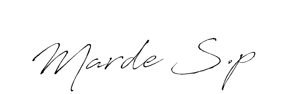 Also You can easily find your signature by using the search form. We will create Marde S.p name handwritten signature images for you free of cost using Antro_Vectra sign style. Marde S.p signature style 6 images and pictures png