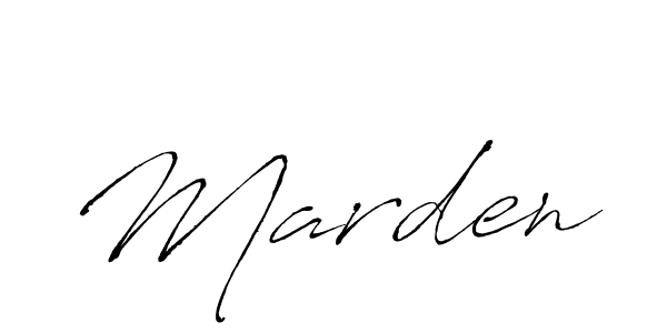 How to make Marden signature? Antro_Vectra is a professional autograph style. Create handwritten signature for Marden name. Marden signature style 6 images and pictures png