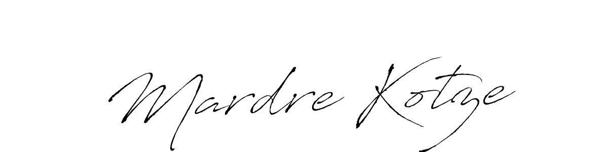 Make a short Mardre Kotze signature style. Manage your documents anywhere anytime using Antro_Vectra. Create and add eSignatures, submit forms, share and send files easily. Mardre Kotze signature style 6 images and pictures png