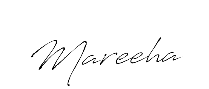 Make a beautiful signature design for name Mareeha. With this signature (Antro_Vectra) style, you can create a handwritten signature for free. Mareeha signature style 6 images and pictures png