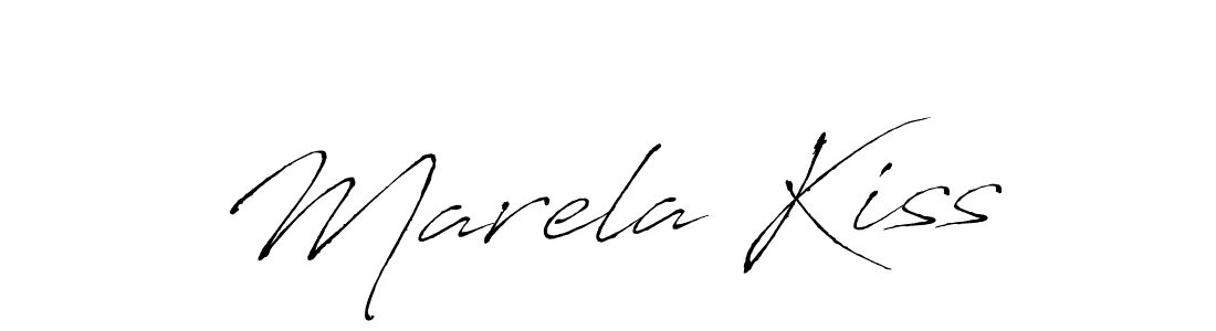 Create a beautiful signature design for name Marela Kiss. With this signature (Antro_Vectra) fonts, you can make a handwritten signature for free. Marela Kiss signature style 6 images and pictures png