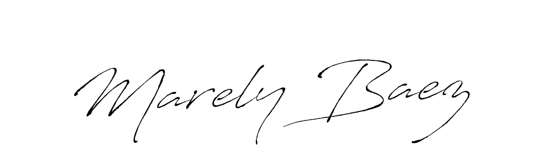 You should practise on your own different ways (Antro_Vectra) to write your name (Marely Baez) in signature. don't let someone else do it for you. Marely Baez signature style 6 images and pictures png