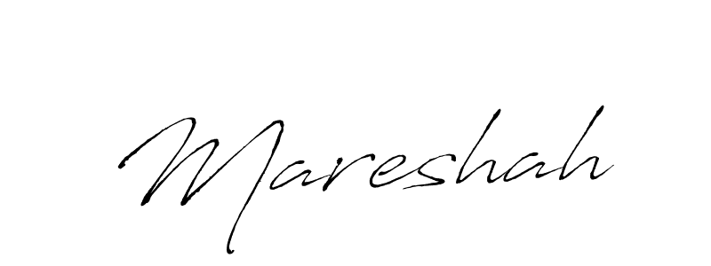 Make a beautiful signature design for name Mareshah. With this signature (Antro_Vectra) style, you can create a handwritten signature for free. Mareshah signature style 6 images and pictures png