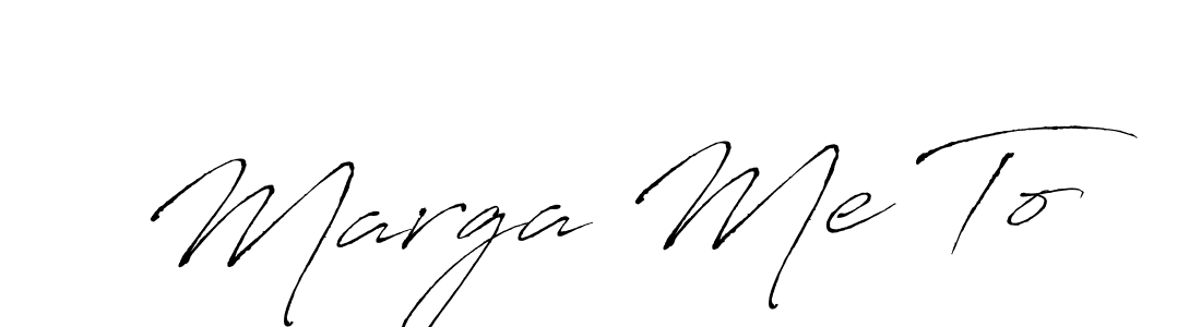 Create a beautiful signature design for name Marga Me To. With this signature (Antro_Vectra) fonts, you can make a handwritten signature for free. Marga Me To signature style 6 images and pictures png
