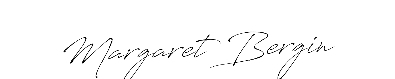 Make a beautiful signature design for name Margaret Bergin. With this signature (Antro_Vectra) style, you can create a handwritten signature for free. Margaret Bergin signature style 6 images and pictures png