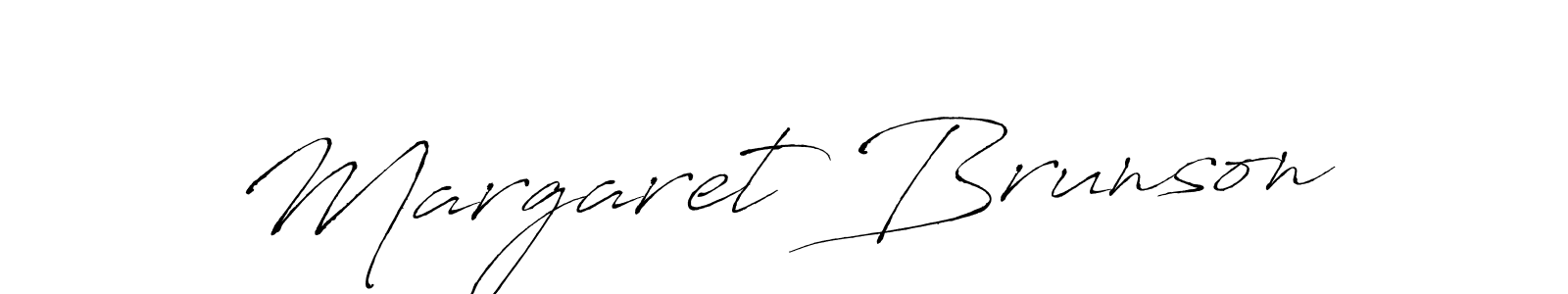 Use a signature maker to create a handwritten signature online. With this signature software, you can design (Antro_Vectra) your own signature for name Margaret Brunson. Margaret Brunson signature style 6 images and pictures png