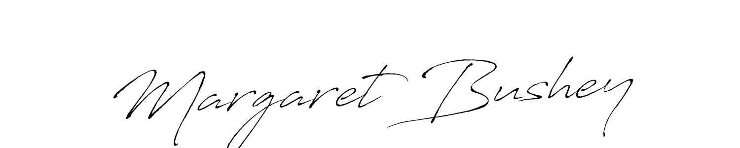 Margaret Bushey stylish signature style. Best Handwritten Sign (Antro_Vectra) for my name. Handwritten Signature Collection Ideas for my name Margaret Bushey. Margaret Bushey signature style 6 images and pictures png