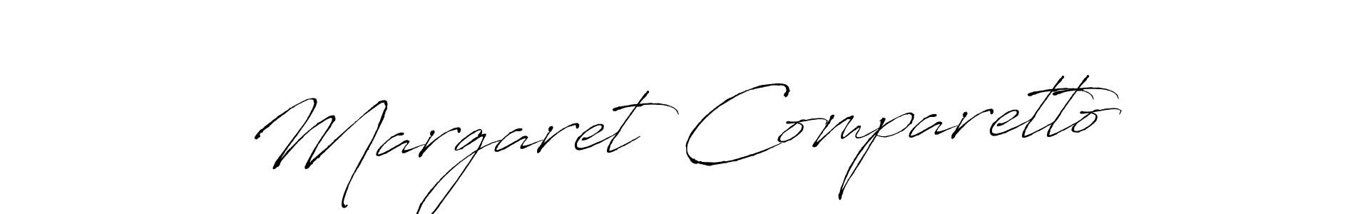 You should practise on your own different ways (Antro_Vectra) to write your name (Margaret Comparetto) in signature. don't let someone else do it for you. Margaret Comparetto signature style 6 images and pictures png