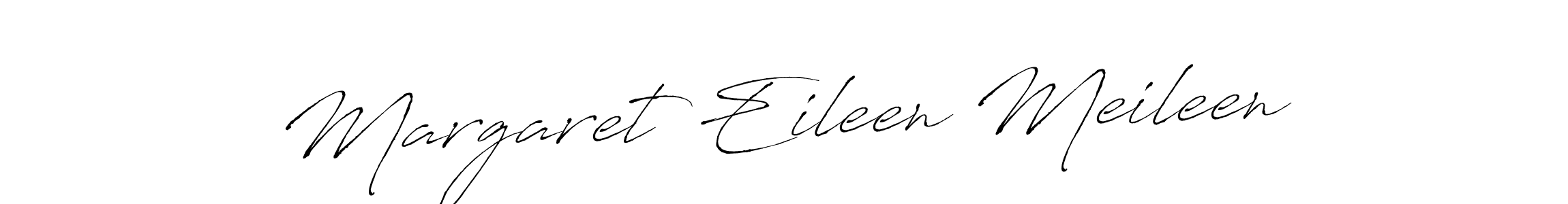 if you are searching for the best signature style for your name Margaret Eileen Meileen. so please give up your signature search. here we have designed multiple signature styles  using Antro_Vectra. Margaret Eileen Meileen signature style 6 images and pictures png