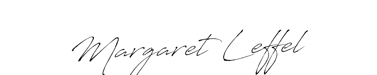 Create a beautiful signature design for name Margaret Leffel. With this signature (Antro_Vectra) fonts, you can make a handwritten signature for free. Margaret Leffel signature style 6 images and pictures png