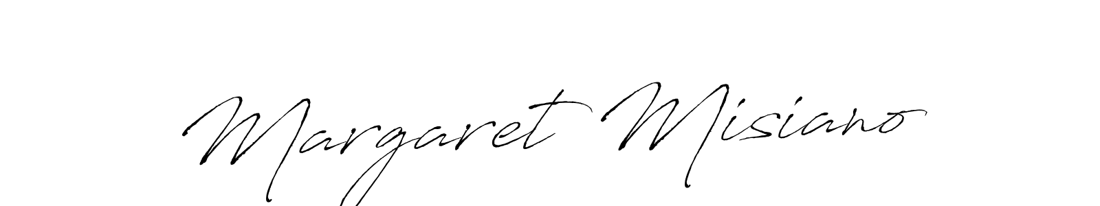 Make a beautiful signature design for name Margaret Misiano. With this signature (Antro_Vectra) style, you can create a handwritten signature for free. Margaret Misiano signature style 6 images and pictures png