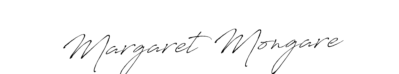 Design your own signature with our free online signature maker. With this signature software, you can create a handwritten (Antro_Vectra) signature for name Margaret Mongare. Margaret Mongare signature style 6 images and pictures png