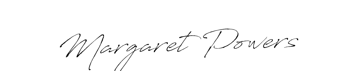 Design your own signature with our free online signature maker. With this signature software, you can create a handwritten (Antro_Vectra) signature for name Margaret Powers. Margaret Powers signature style 6 images and pictures png