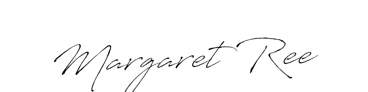 Design your own signature with our free online signature maker. With this signature software, you can create a handwritten (Antro_Vectra) signature for name Margaret Ree. Margaret Ree signature style 6 images and pictures png