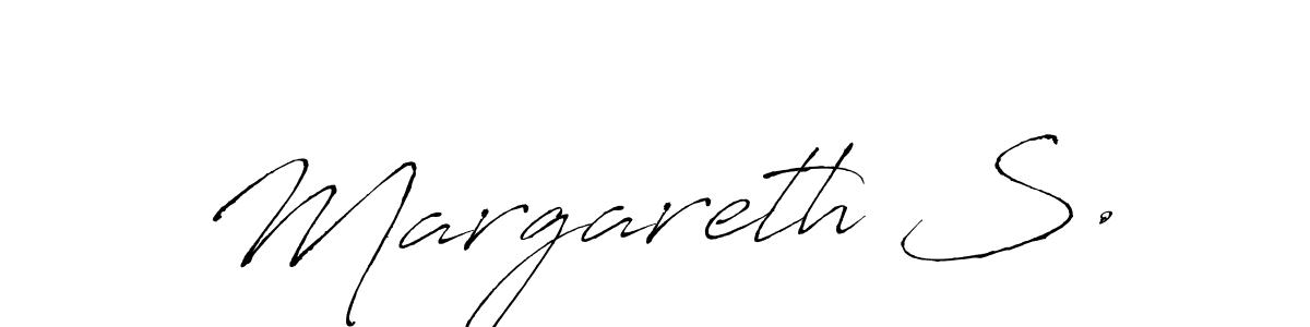 Make a beautiful signature design for name Margareth S.. Use this online signature maker to create a handwritten signature for free. Margareth S. signature style 6 images and pictures png