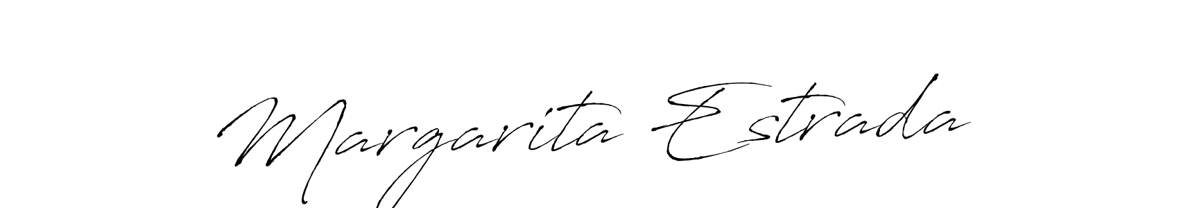 Create a beautiful signature design for name Margarita Estrada. With this signature (Antro_Vectra) fonts, you can make a handwritten signature for free. Margarita Estrada signature style 6 images and pictures png
