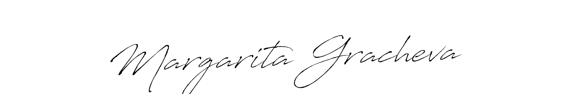 Create a beautiful signature design for name Margarita Gracheva. With this signature (Antro_Vectra) fonts, you can make a handwritten signature for free. Margarita Gracheva signature style 6 images and pictures png