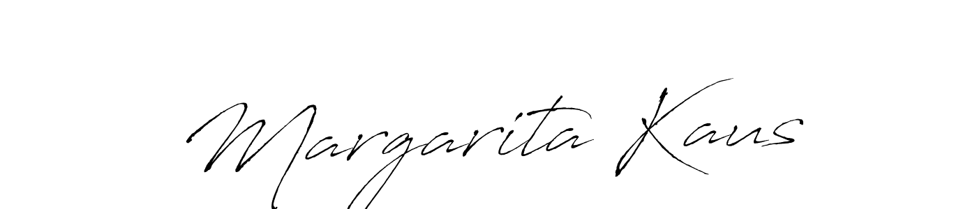 Margarita Kaus stylish signature style. Best Handwritten Sign (Antro_Vectra) for my name. Handwritten Signature Collection Ideas for my name Margarita Kaus. Margarita Kaus signature style 6 images and pictures png