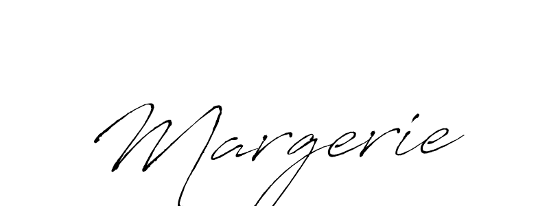 Design your own signature with our free online signature maker. With this signature software, you can create a handwritten (Antro_Vectra) signature for name Margerie. Margerie signature style 6 images and pictures png