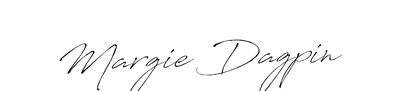 How to make Margie Dagpin signature? Antro_Vectra is a professional autograph style. Create handwritten signature for Margie Dagpin name. Margie Dagpin signature style 6 images and pictures png