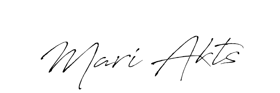Mari Akts stylish signature style. Best Handwritten Sign (Antro_Vectra) for my name. Handwritten Signature Collection Ideas for my name Mari Akts. Mari Akts signature style 6 images and pictures png