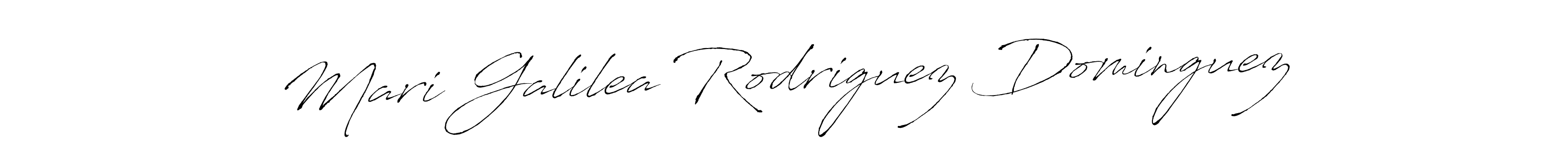 Design your own signature with our free online signature maker. With this signature software, you can create a handwritten (Antro_Vectra) signature for name Mari Galilea Rodriguez Dominguez. Mari Galilea Rodriguez Dominguez signature style 6 images and pictures png