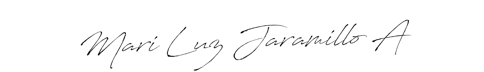 Antro_Vectra is a professional signature style that is perfect for those who want to add a touch of class to their signature. It is also a great choice for those who want to make their signature more unique. Get Mari Luz Jaramillo A name to fancy signature for free. Mari Luz Jaramillo A signature style 6 images and pictures png