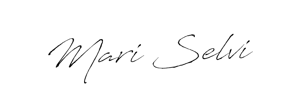 Also we have Mari Selvi name is the best signature style. Create professional handwritten signature collection using Antro_Vectra autograph style. Mari Selvi signature style 6 images and pictures png