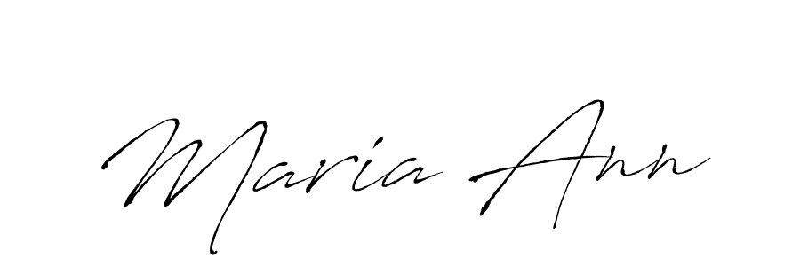 Maria Ann stylish signature style. Best Handwritten Sign (Antro_Vectra) for my name. Handwritten Signature Collection Ideas for my name Maria Ann. Maria Ann signature style 6 images and pictures png